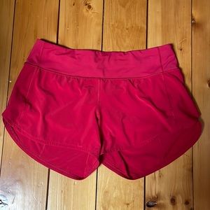 Lululemon Speed Up mid rise short 4”